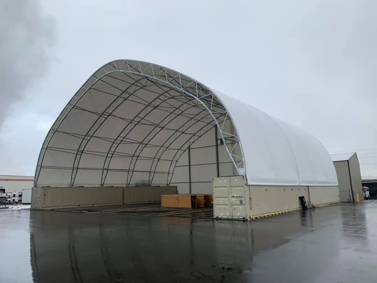 KEEPING GOODS MOVING WITH FLEXIBLE COVERED STORAGE