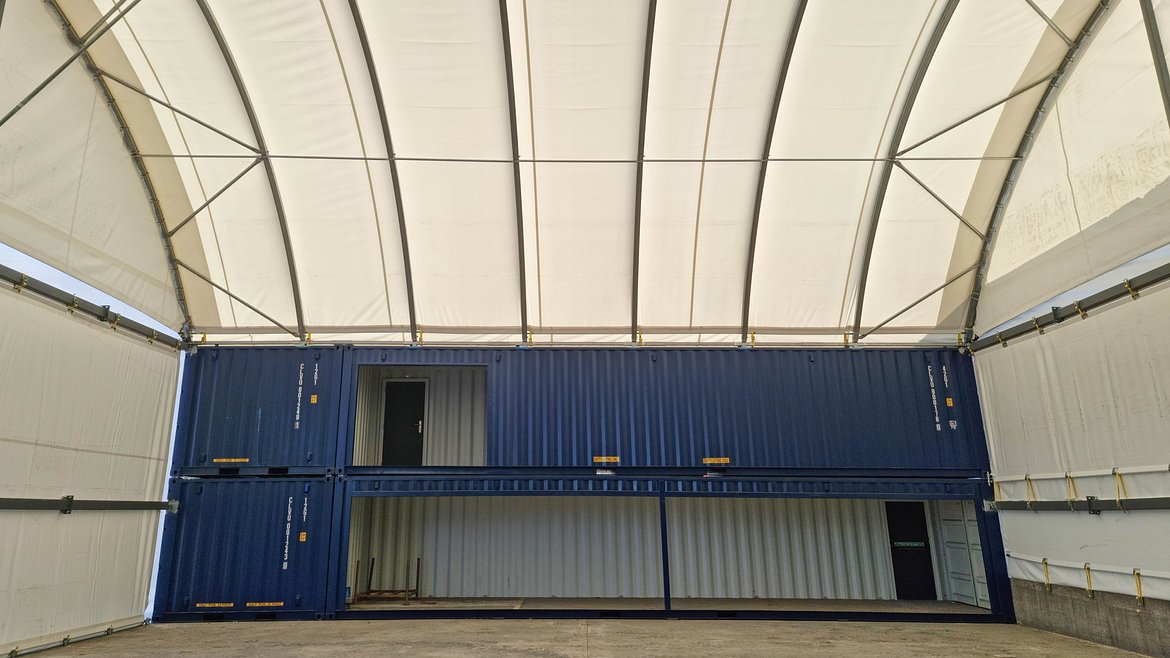 Container Tent Applications for Construction Projects