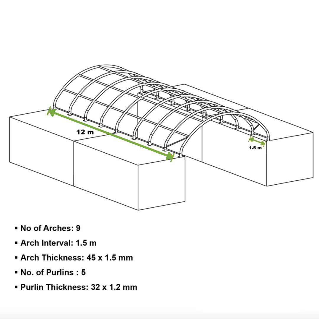 Weather-Resistant 20x40 Container Shelter: Sturdy Outdoor Solution