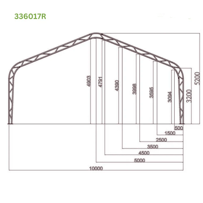 30ft Series Storage Shelters | Fabric Storage Buildings