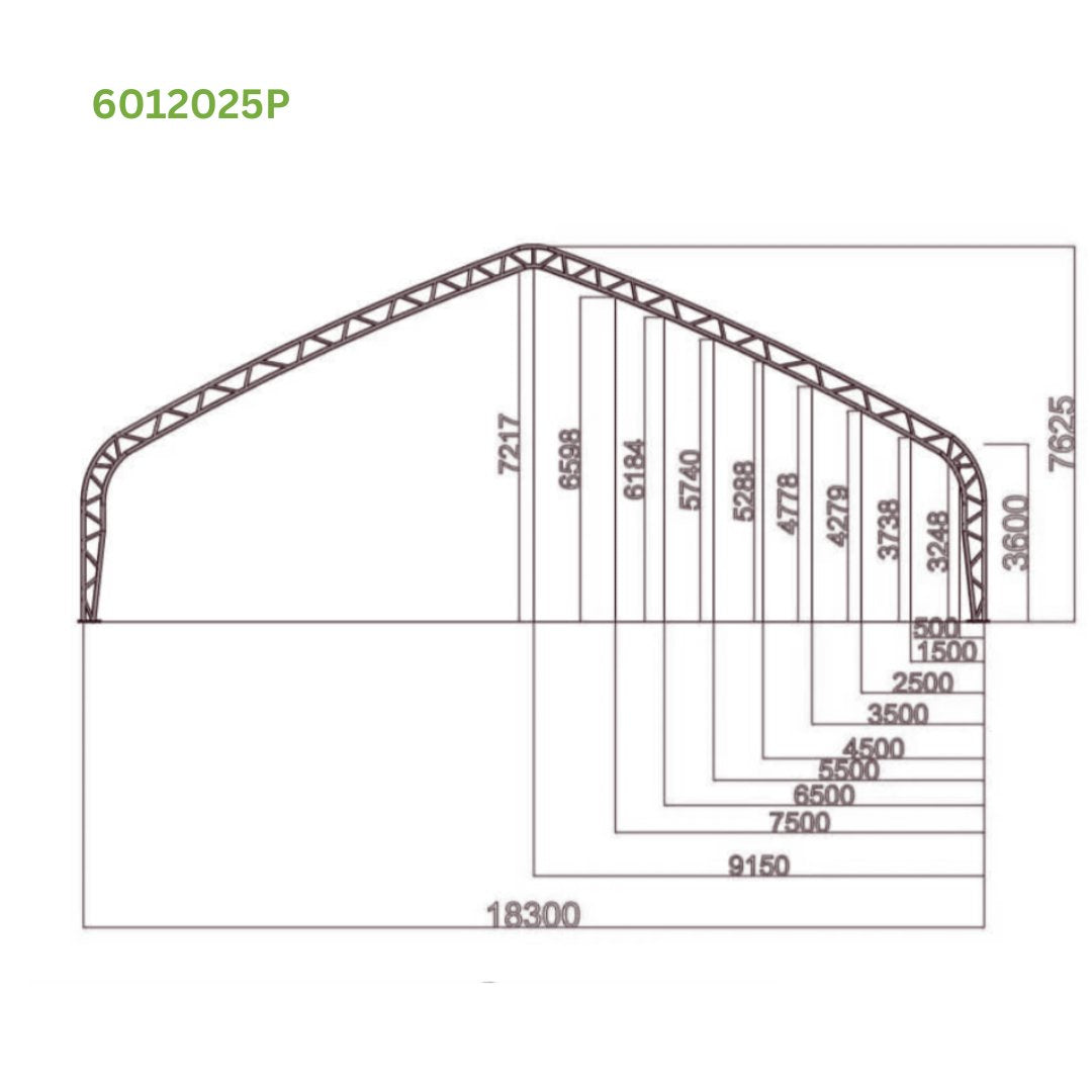 60ft Series Storage Shelters | Fabric Storage Buildings