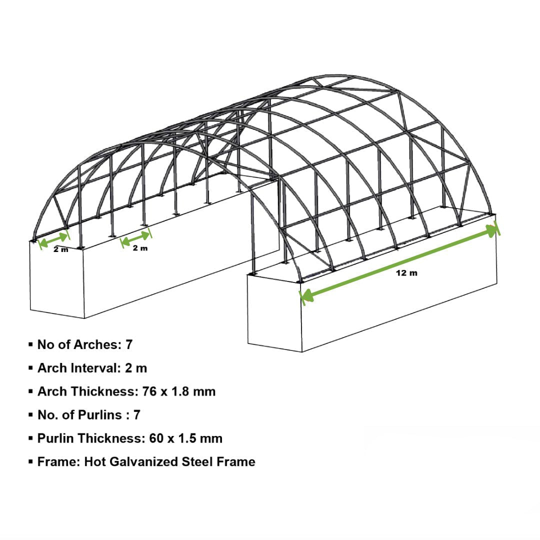 40ft Series Container Canopy