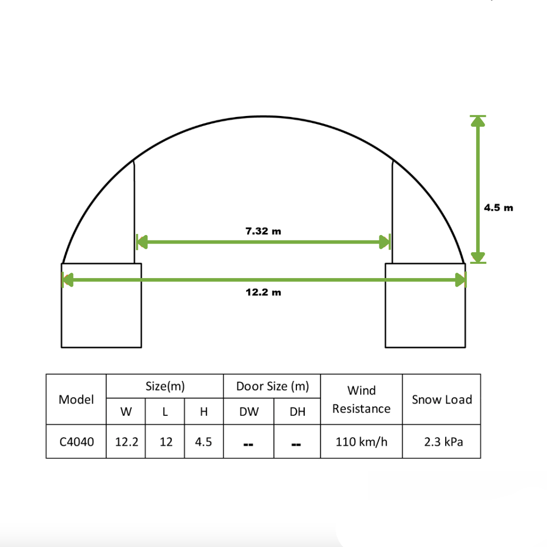 40ft Series Container Canopy