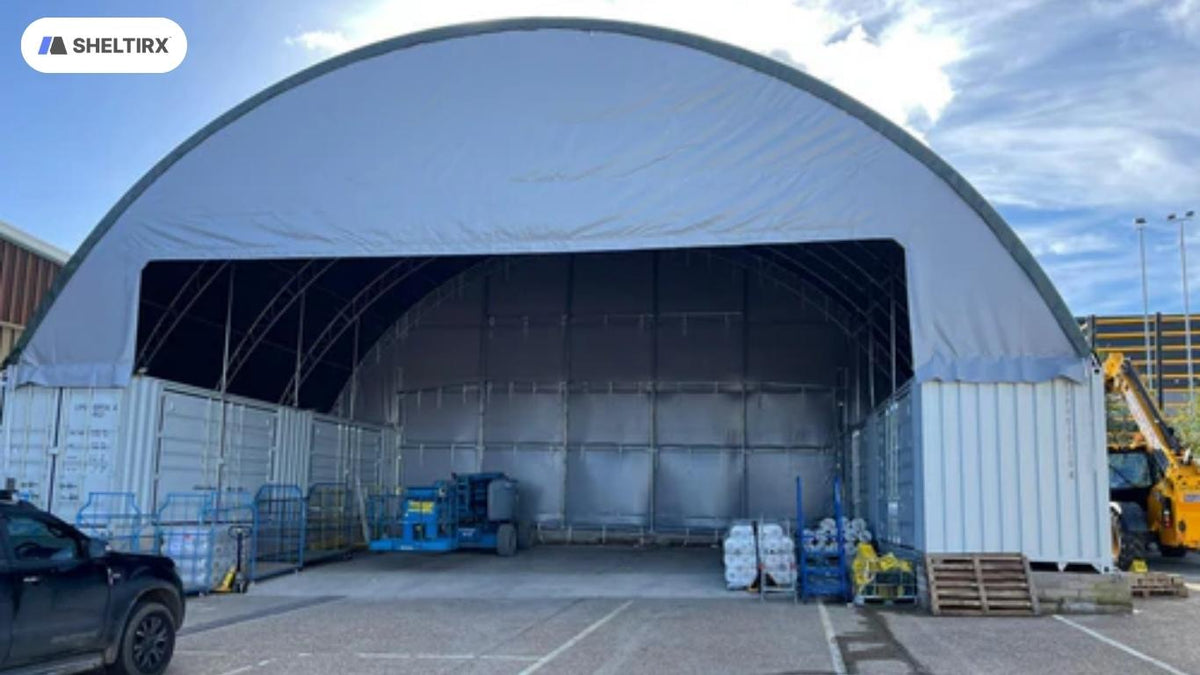 How Container Shelters Are Used in Ports and Cargo Yards