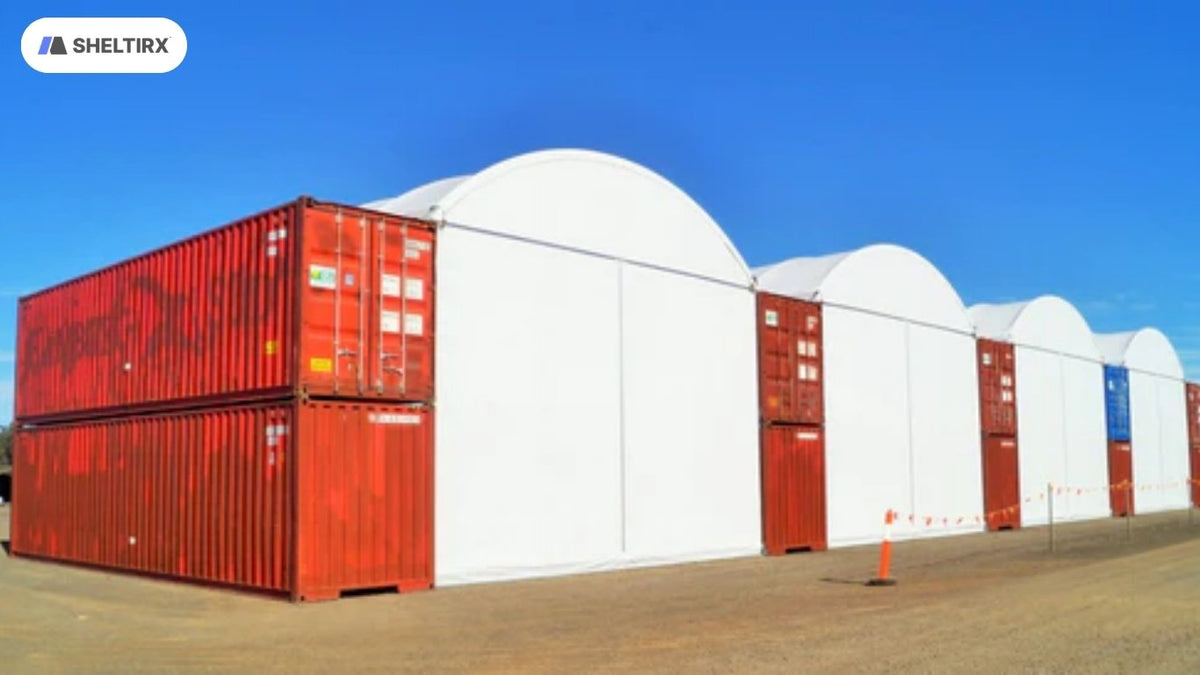 How to Expand a Container Canopy by Adding More Bays