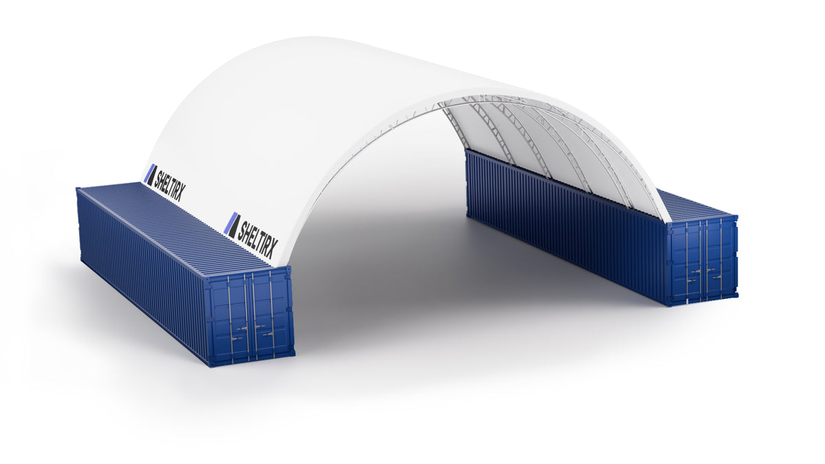 40 x 40 ft Container Canopy Shelter