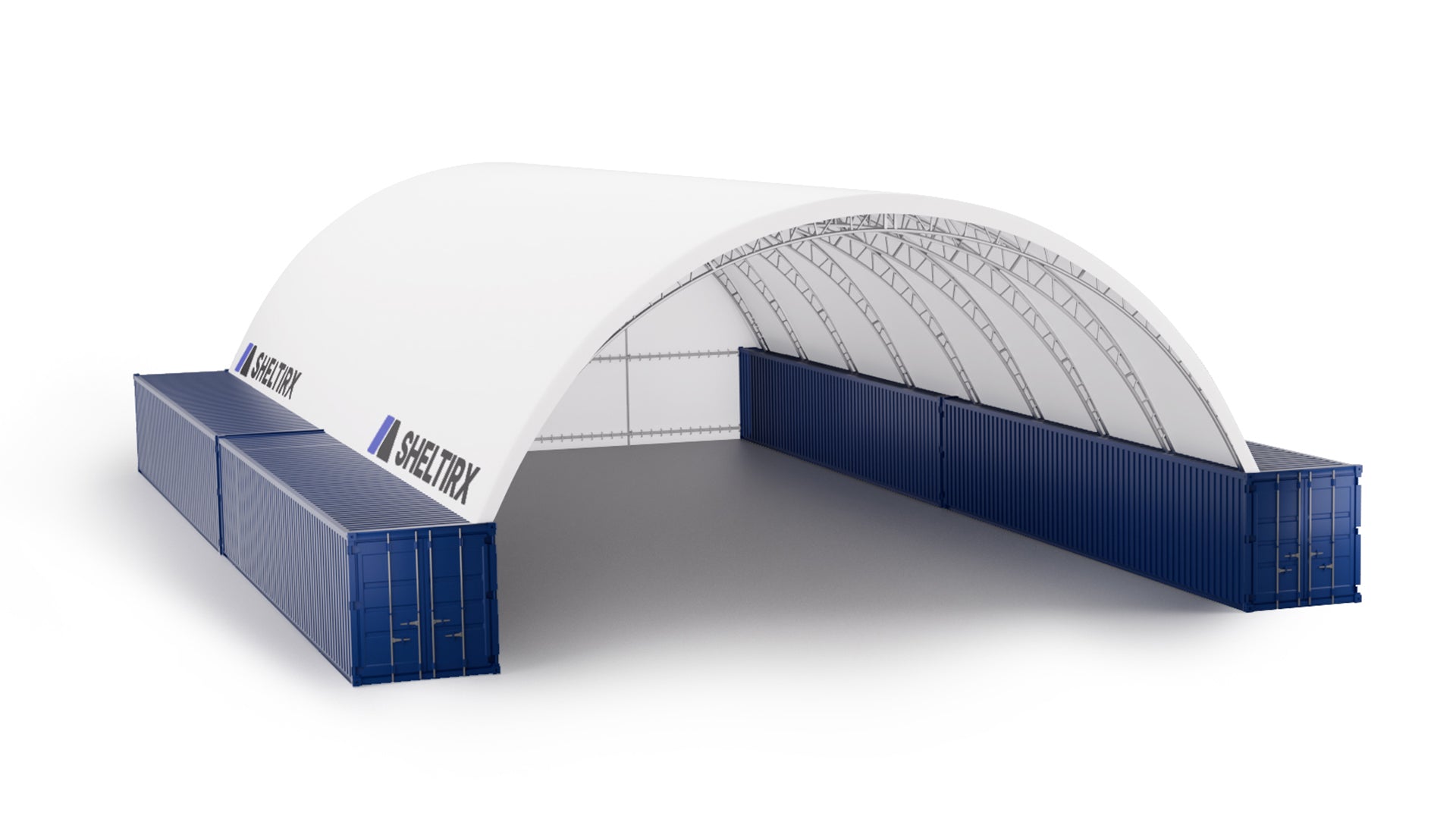 40 x 80 ft Container Canopy Shelter