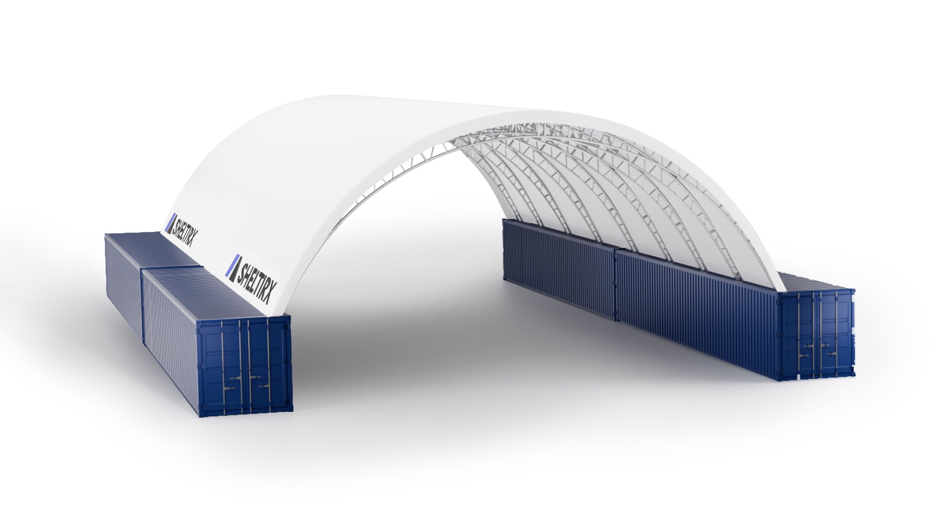40 x 80 ft Container Canopy Shelter