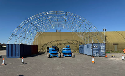 Container Shelters & Fabric Hoop Buildings - Sheltirx