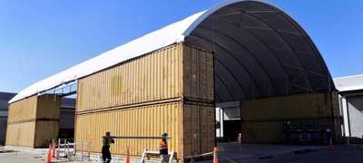 Container Shelters & Fabric Hoop Buildings - Sheltirx